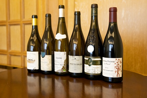 I vini della Loira della degustazione