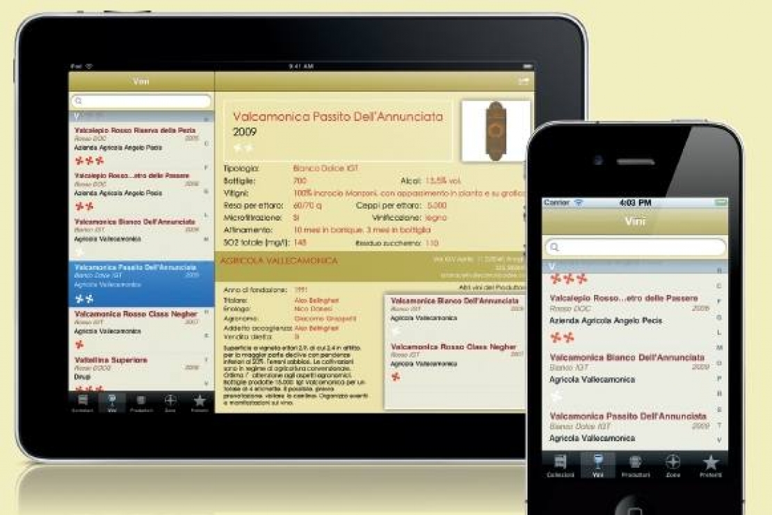 Tutta la Guida Viniplus 2011 per iPhone, iPad e iPod Touch