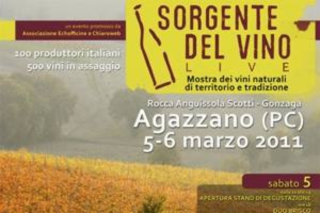 Sorgentedelvinolive. 100 vignaioli da tutta Italia per scoprire i vini naturali