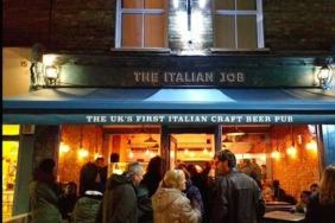 The Italian Job. Un pub italiano nel regno dei pub