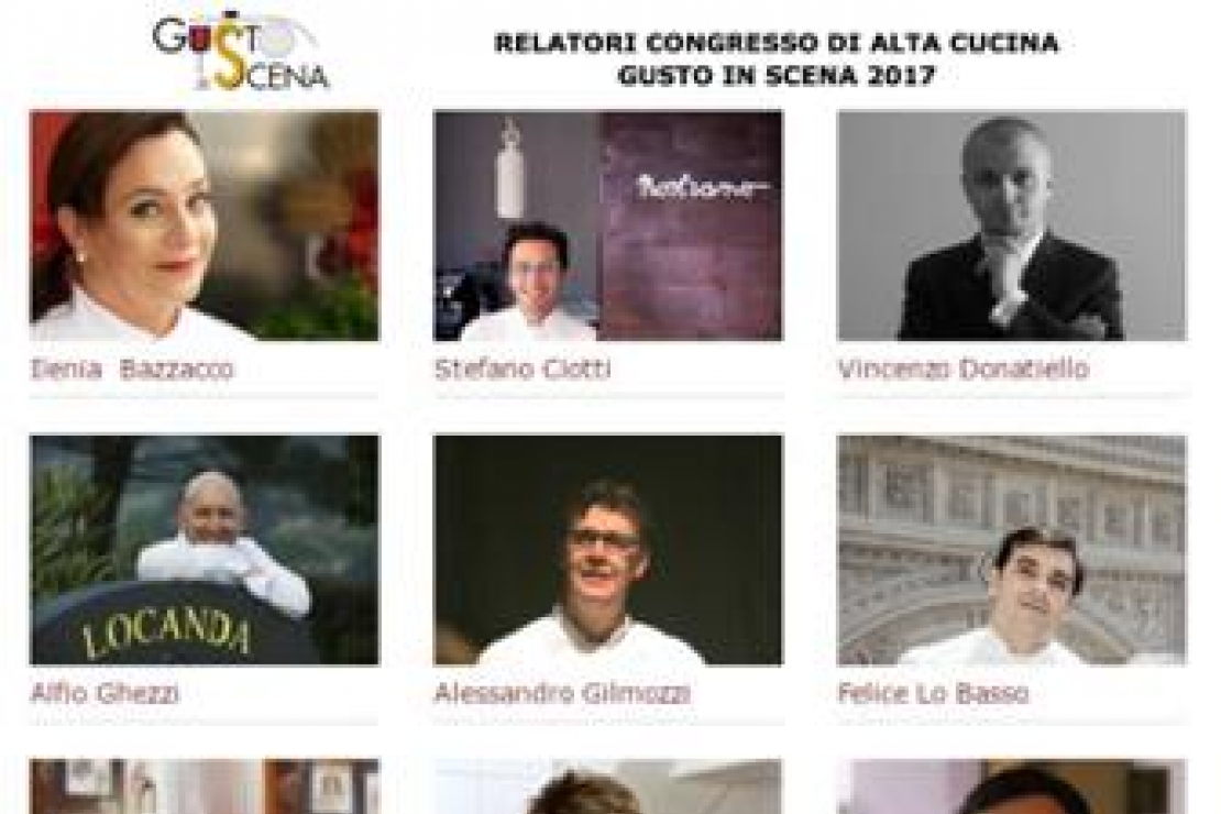 Gusto In Scena 2017. Il Programma del Congresso di Alta Cucina