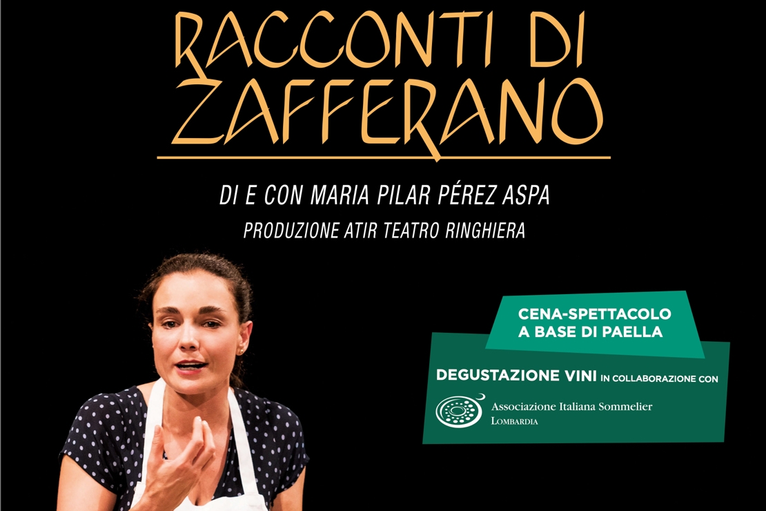 "Racconti di zafferano". Al Teatro Manzoni cena-spettacolo in collaborazione con AIS Lombardia