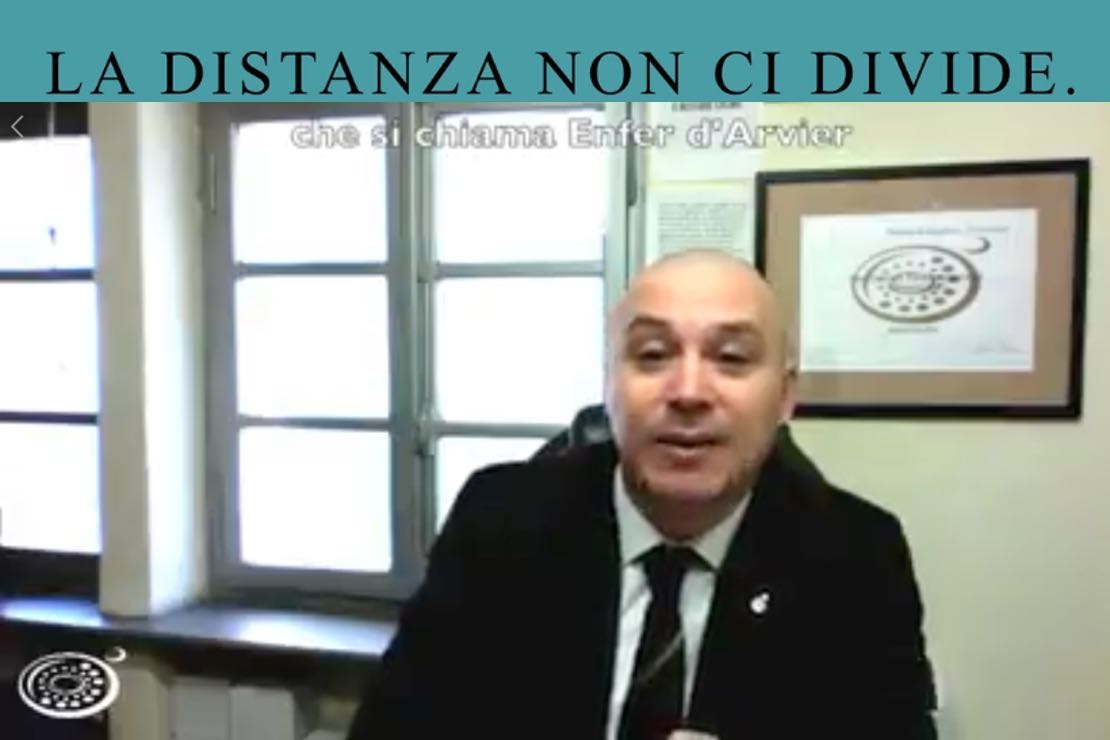 #ladistanzanoncidivide. L'Enfer d'Arvier con Alberto Levi