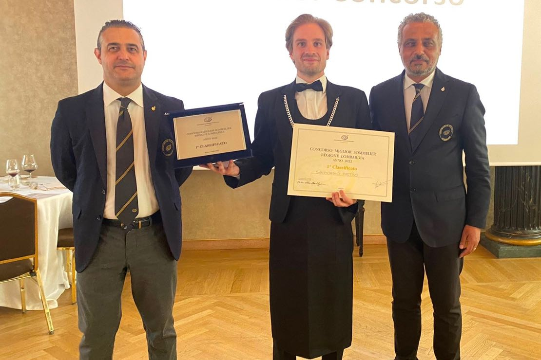 Pietro Sangiorgio è il Miglior Sommelier della Lombardia 2022