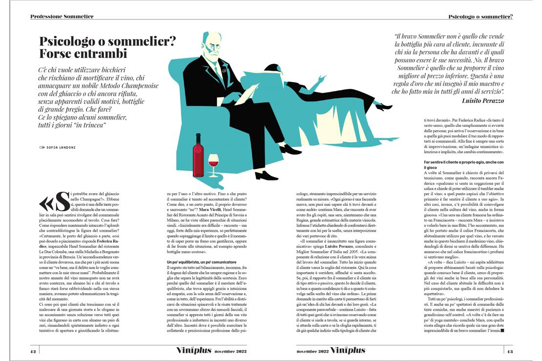 Psicologo o sommelier? Forse entrambi