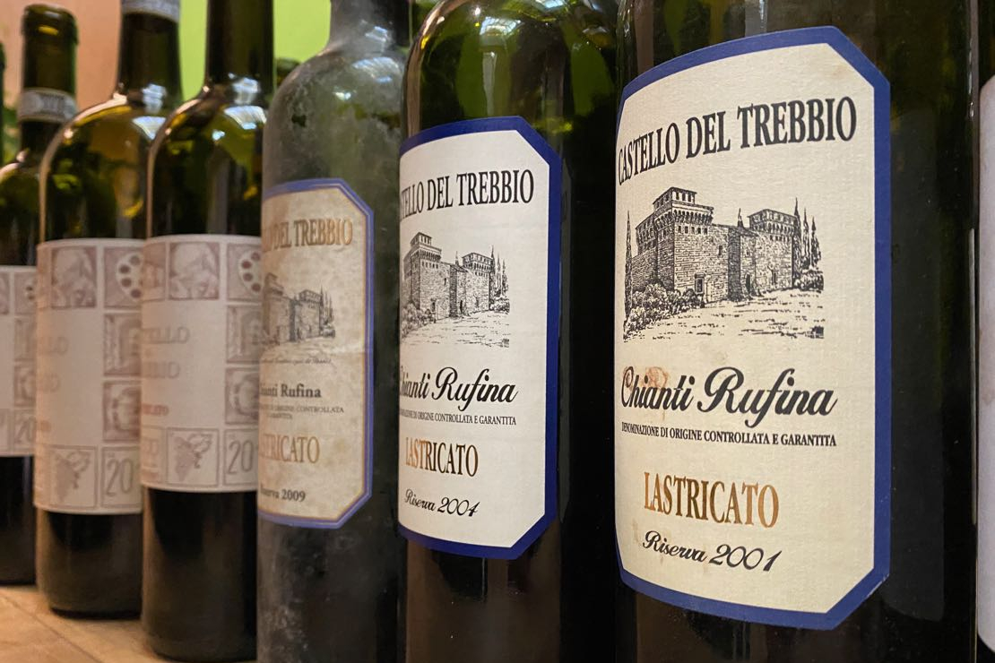 La Rùfina di Castello del Trebbio. La verticale di Chianti Riserva Lastricato