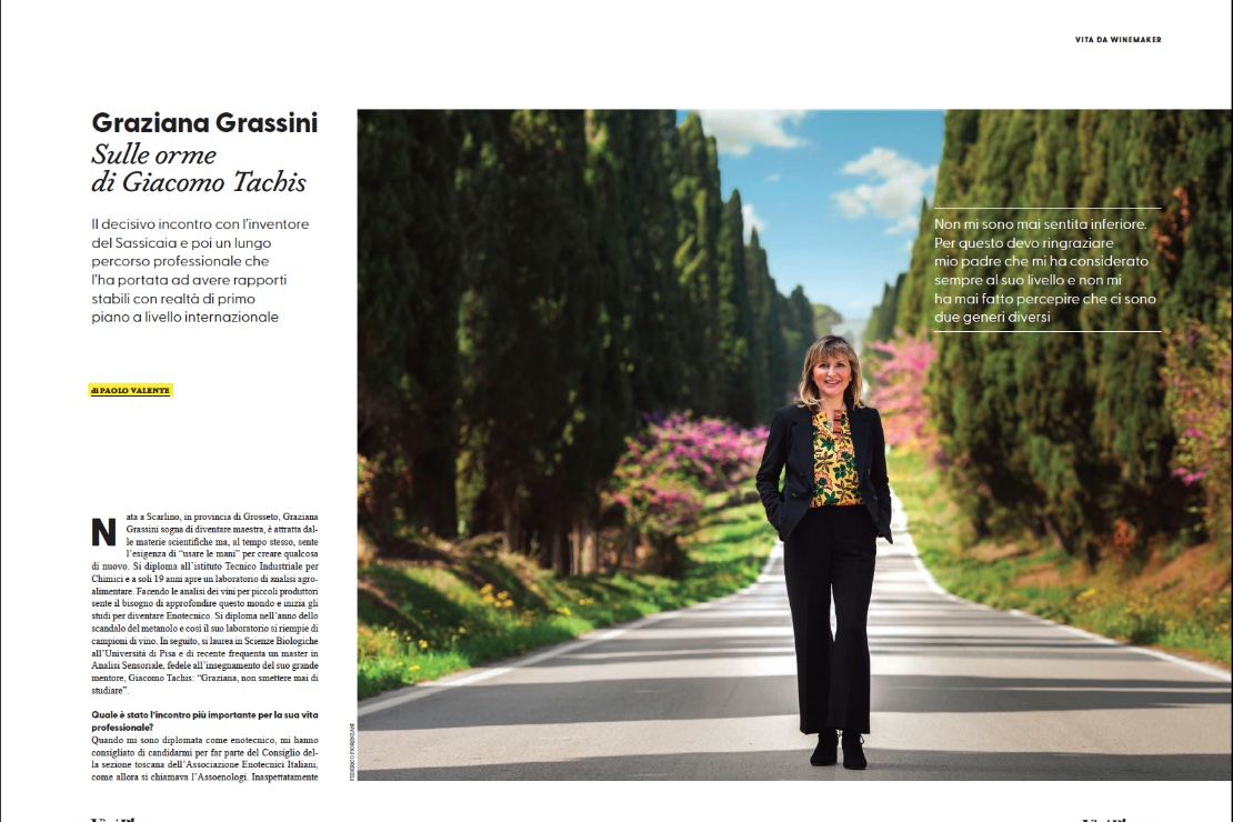 Graziana Grassini. Sulle orme di Giacomo Tachis