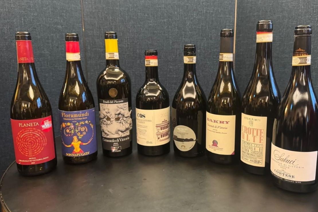 Cerasuolo di Vittoria: otto calici, un territorio