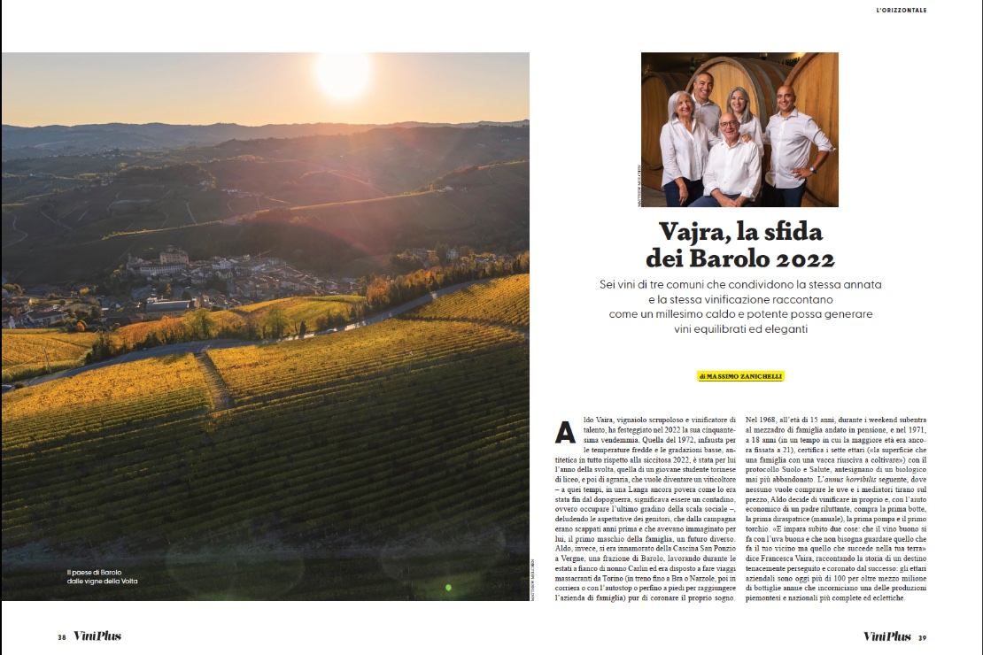 Vajra, la sfida dei Barolo 2022