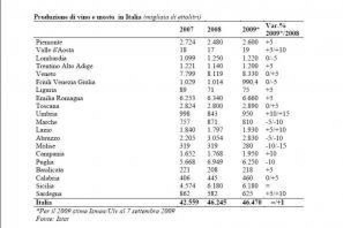 Vendemmia 2009