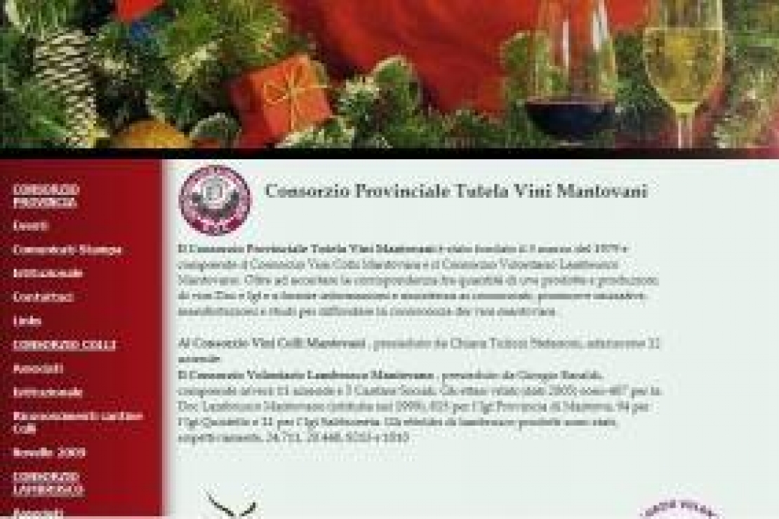 Nuovo sito per i vini mantovani