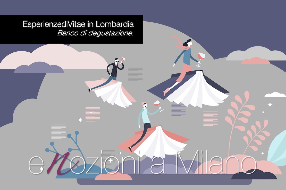 Enozioni a Milano 2022 - EsperienzediVitae in Lombardia. Banco di degustazione