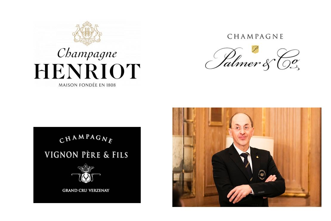Champagne a confronto: Henriot, Palmer e Vignon, con Mariano Francesconi