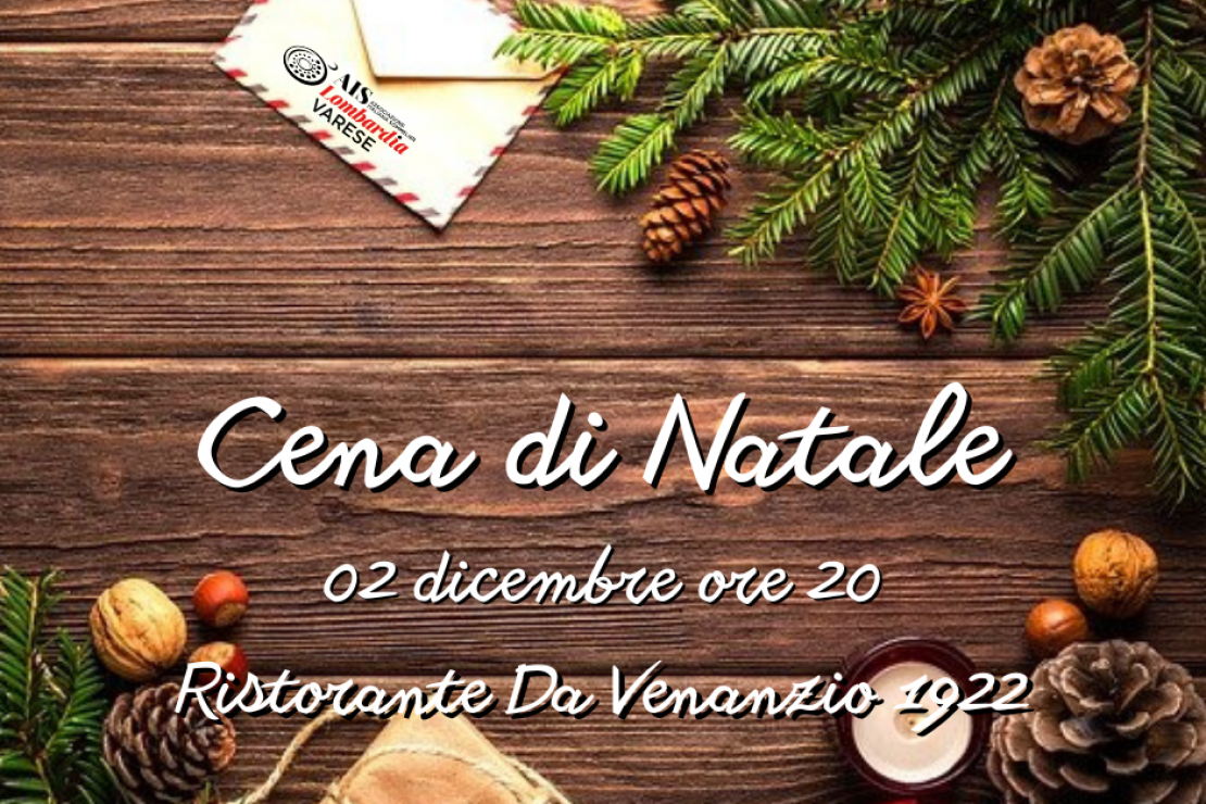 Scambiamoci gli auguri! Cena di Natale 2022 con AIS Varese