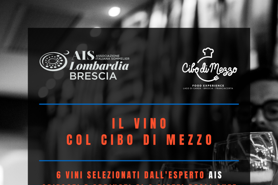 Il vino con il cibo di mezzo seconda serata