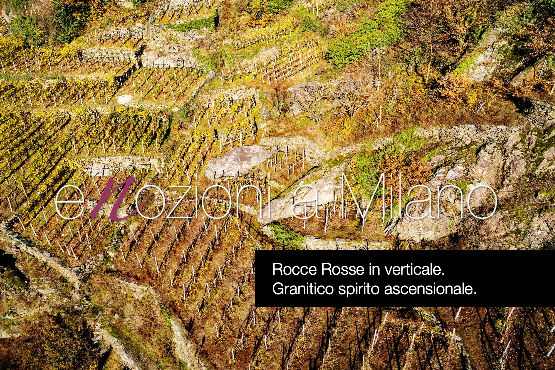 Enozioni a Milano 2023 - Rocce Rosse in verticale. Granitico spirito ascensionale