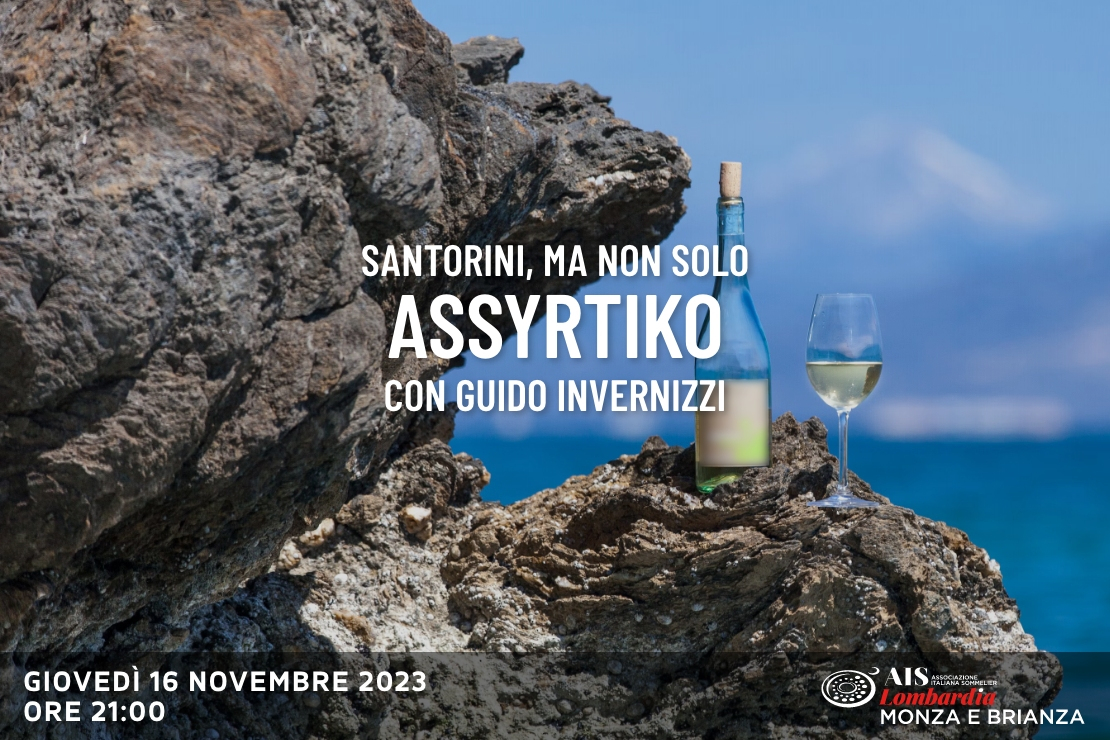 Santorini, ma non solo. Assyrtiko, con Guido Invernizzi