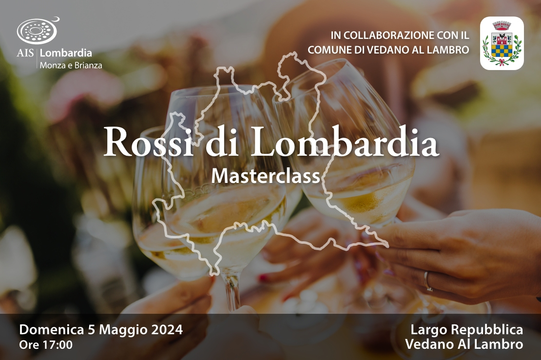 Festa del vino di Lombardia - Masterclass Rossi di Lombardia