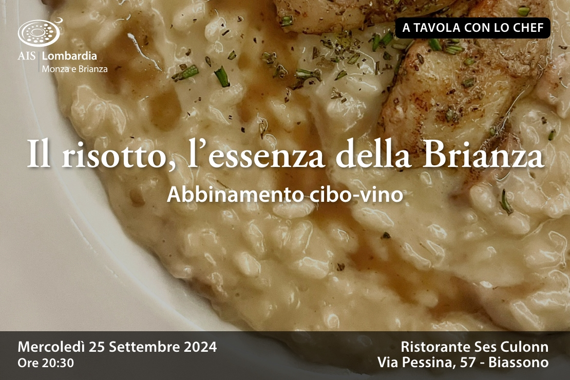Il risotto, l’essenza della Brianza