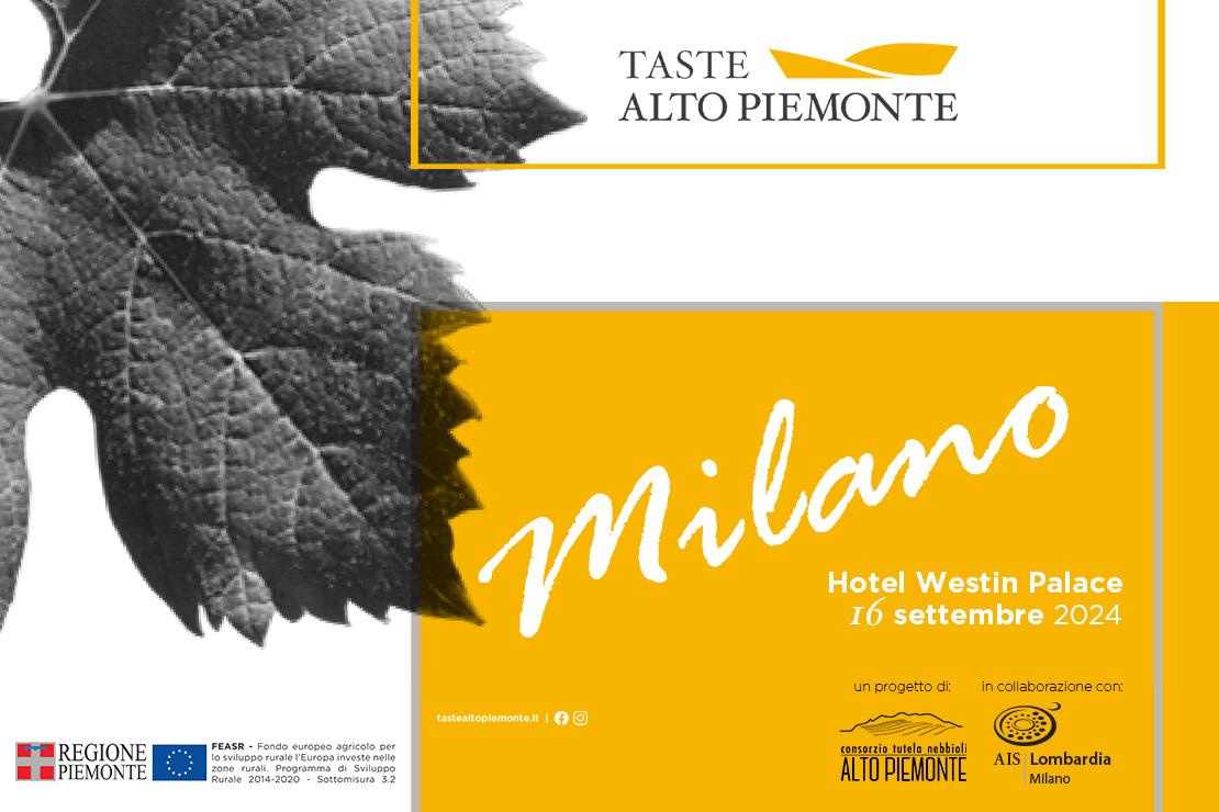 Taste Alto Piemonte Milano. Banco di Assaggio - Masterclass 1