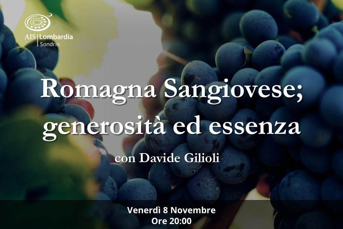 Romagna Sangiovese. Generosità ed essenza