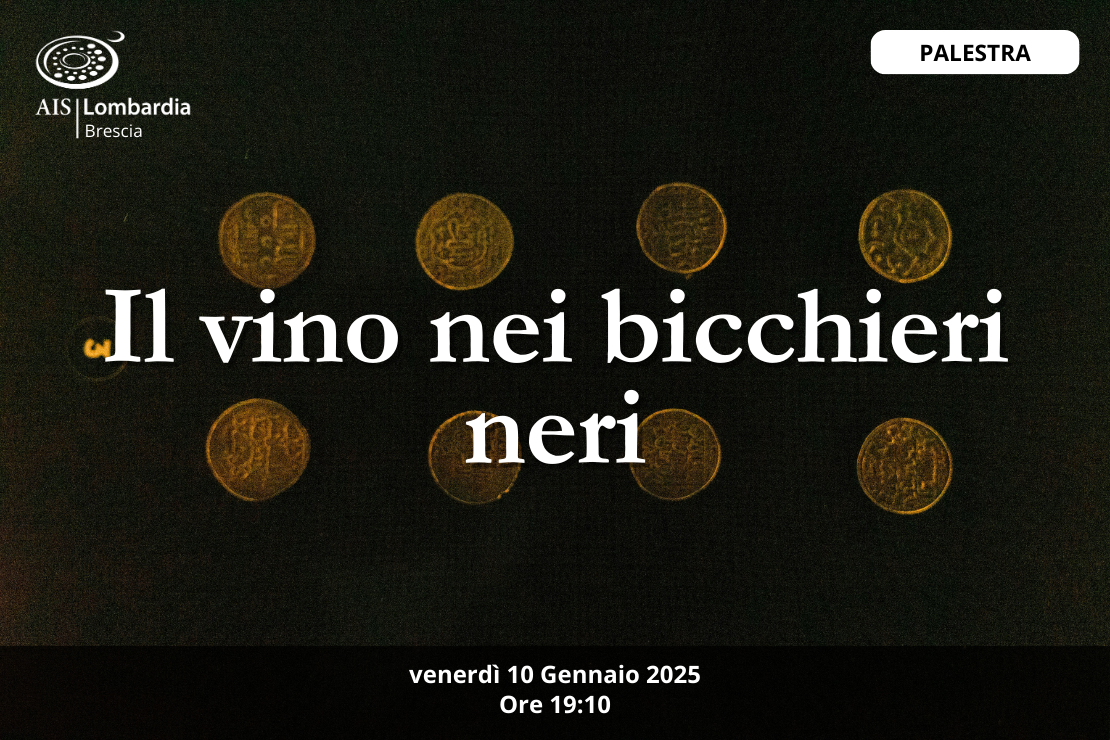 Palestra| Il vino nei bicchieri neri