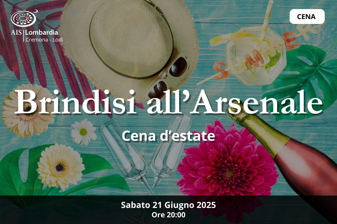 Brindisi all'Arsenale | Cena d'estate