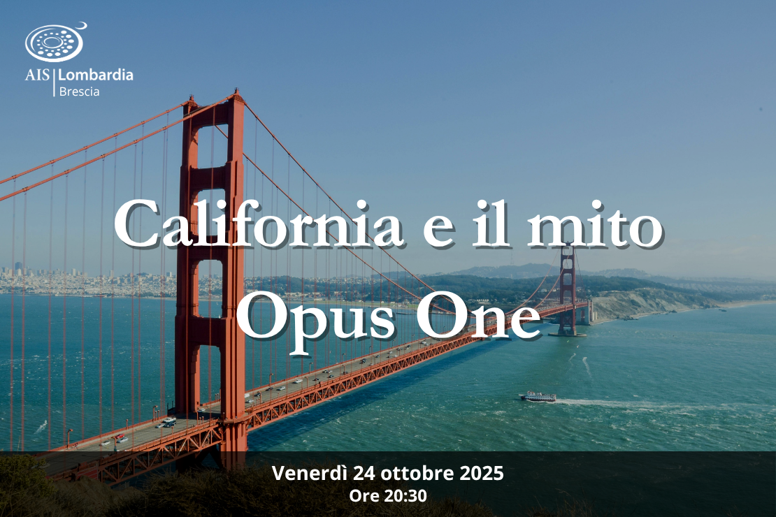 Serata - La California ed il mito Opus One
