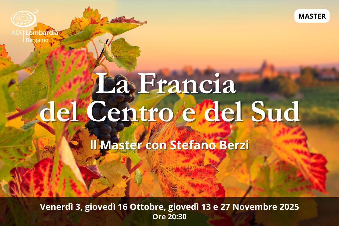 La Francia del Centro e del Sud: il Master 2025 di AIS Bergamo e Stefano Berzi - Programma completo