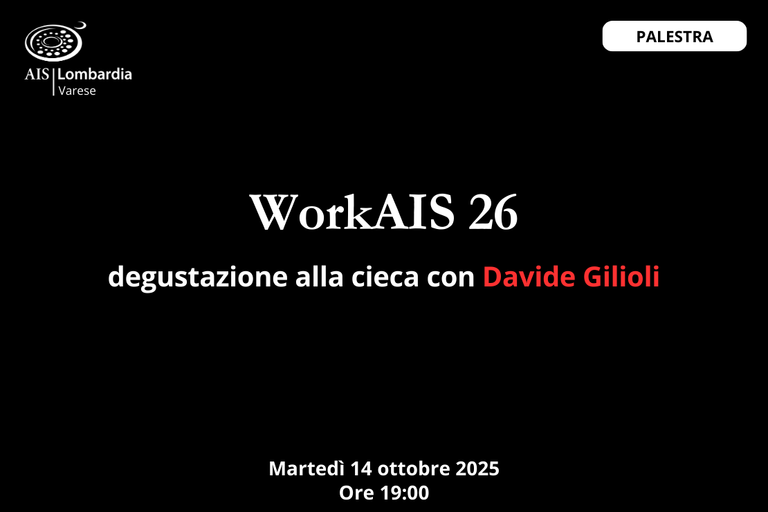 Work-AIS 26 | Degustazione alla cieca