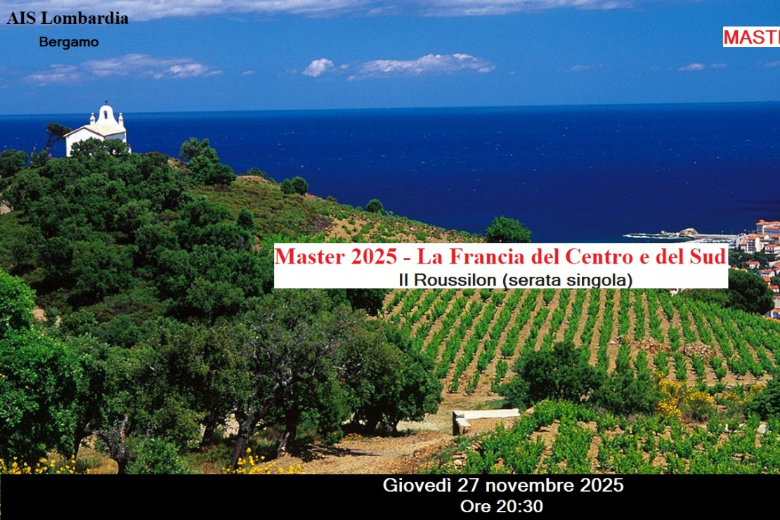 La Francia del centro-sud, il Master 2025 con Stefano Berzi - Il Roussilon (serata singola)
