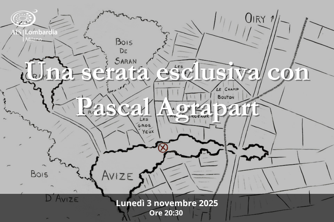 Una serata esclusiva con Pascal Agrapart