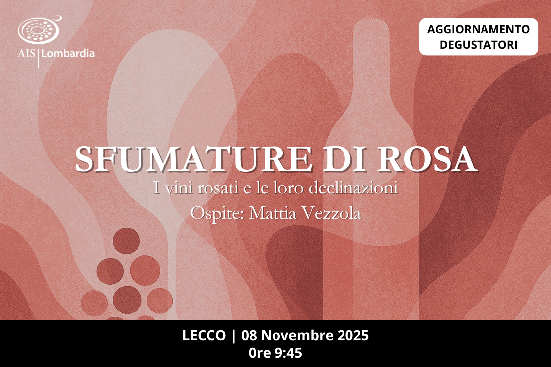 Sfumature di Rosa | le declinazioni dei vini rosati con Mattia Vezzola