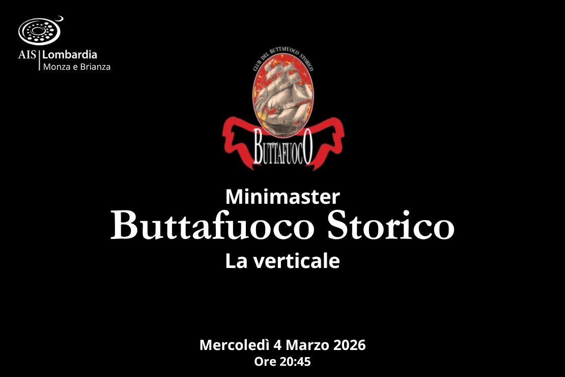 Minimaster. Buttafuoco Storico. Seconda serata: la verticale
