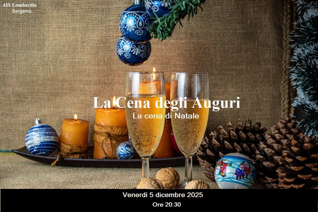 La Cena degli Auguri di AIS Bergamo