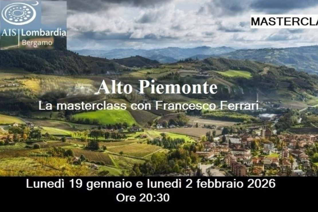 I vini dell’Alto Piemonte - La Masterclass con Francesco Ferrari - Programma completo (2 serate)