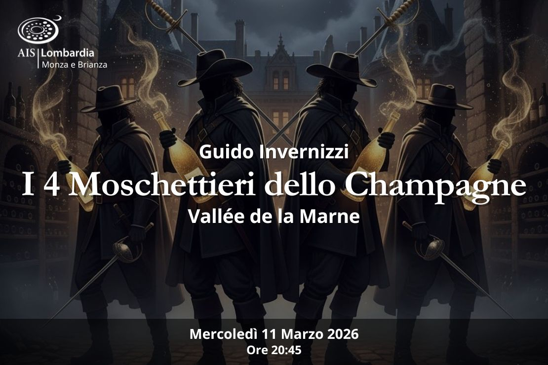 I 4 Moschettieri dello Champagne. Prima serata: Vallée de la Marne. Con Guido Invernizzi