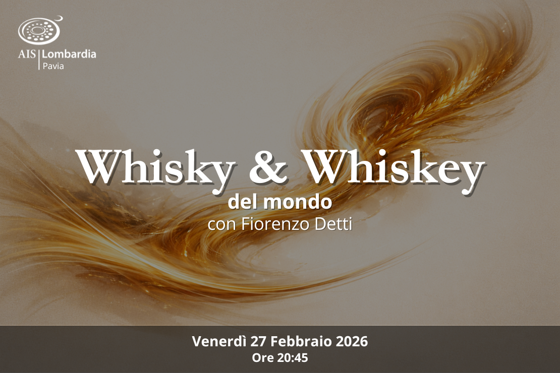 Whisky e Whiskey del mondo con Fiorenzo Detti