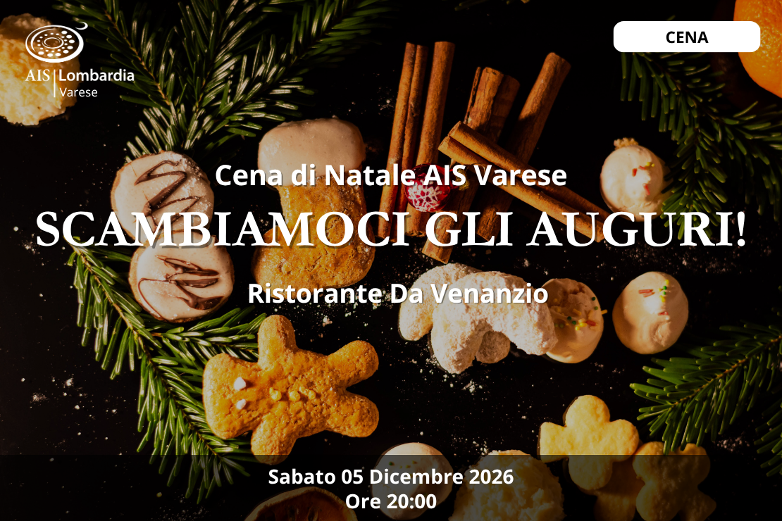 Scambiamoci gli auguri! Cena di Natale con AIS Varese