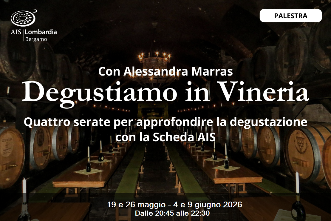 Degustiamo in Vineria. A Bergamo quattro palestre tecniche con Alessandra Marras