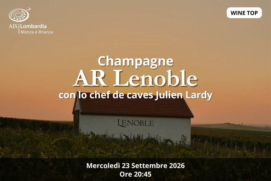 Champagne A.R. Lenoble. Con lo chef de cave Julien Lardy
