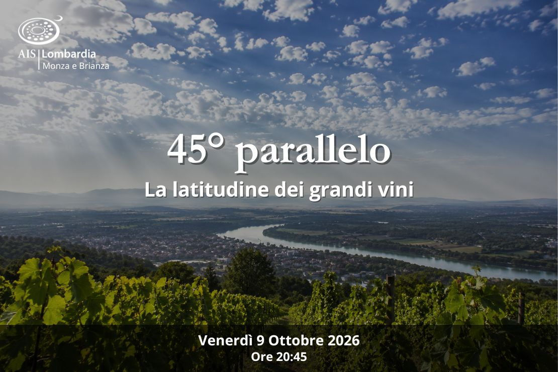 45&deg; parallelo. La latitudine dei grandi vini