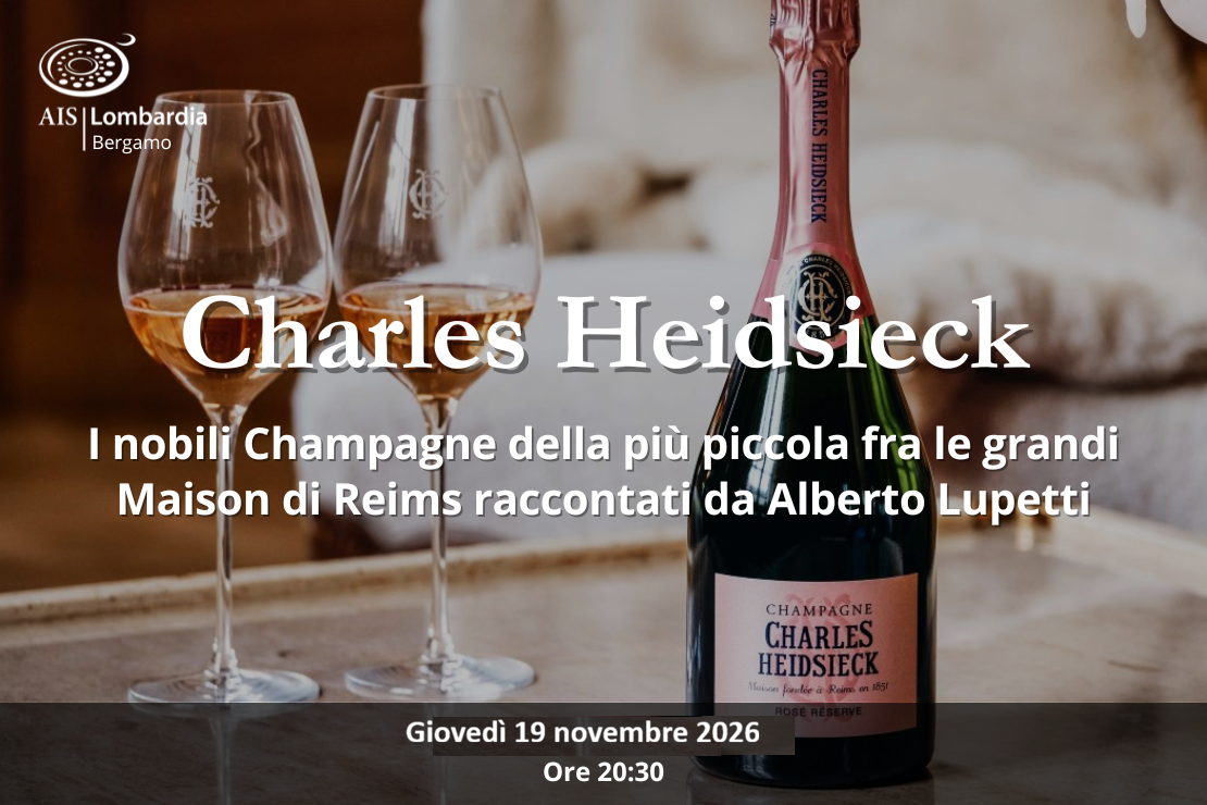 A Bergamo gli Champagne Charles Heidsieck con Alberto Lupetti
