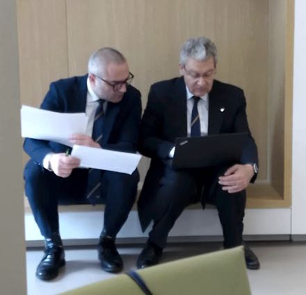 Da sinistra: Artur Vaso e Vittorio Fontana