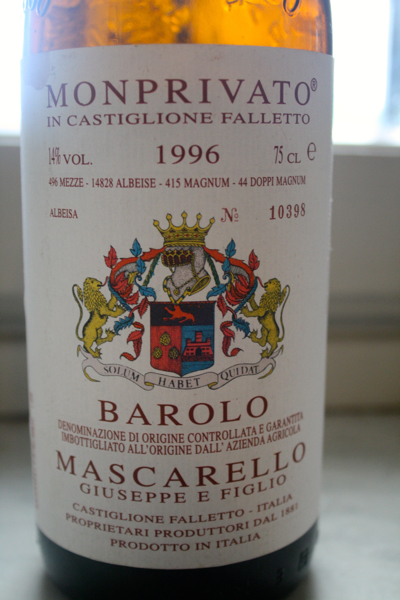 Barolo Monprivato 1996