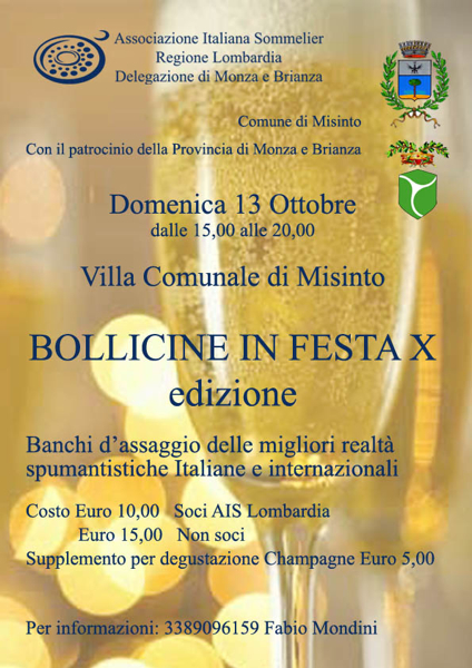 Bollicine in Festa Misinto 2013