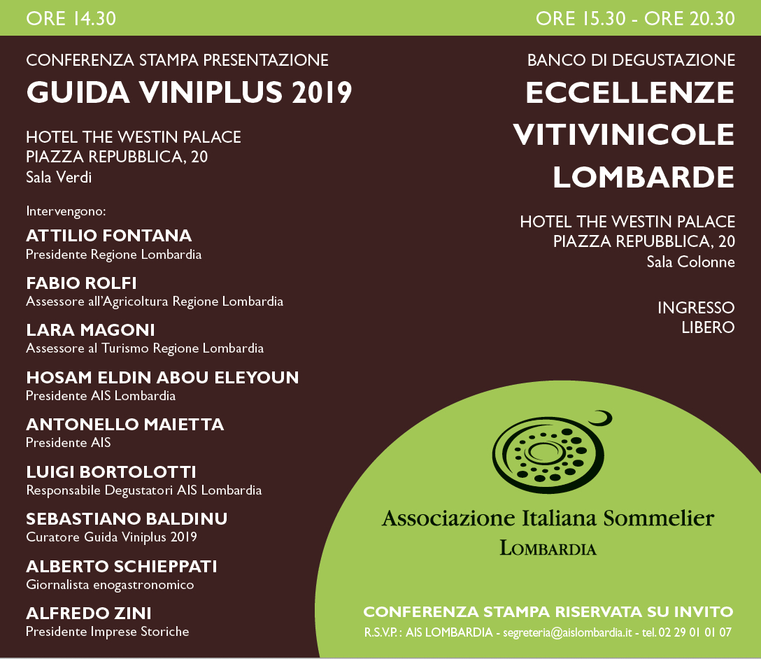 Guida Viniplus 2019 La Presentazione