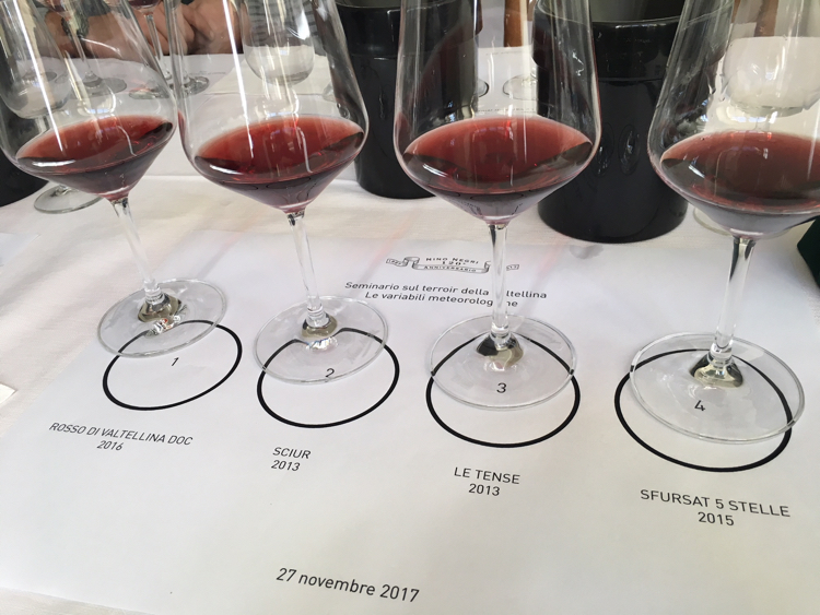 Masterclass Nino Negri: i vini in degustazione