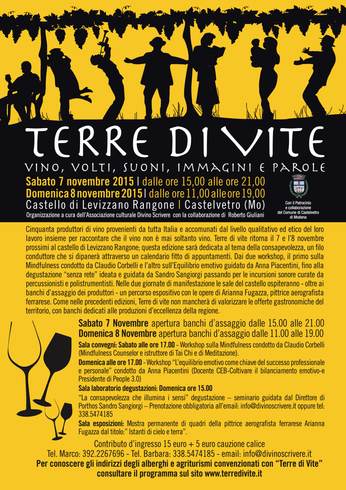 Terre di Vite 2015 - Programma