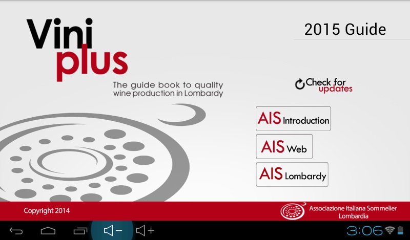 Viniplus 2015 Inglese App Android
